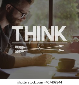 Think Thinking Plan Planning Determination Concept