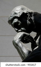 The Thinker, the famous statue by Auguste Rodin