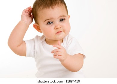 Thinking Baby Stock Photo 11894410 | Shutterstock