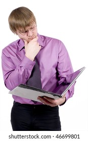 thinking man with book 2