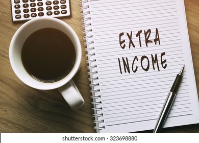 Thinking On Extra Income, Personal Finance Conceptual