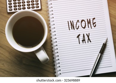 Thinking On Income Tax, Personal Finance Conceptual