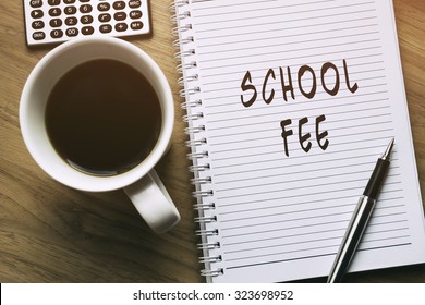 Thinking On School Fee, Personal Finance Conceptual