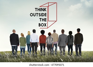 Thinking Out Of The Box Concept