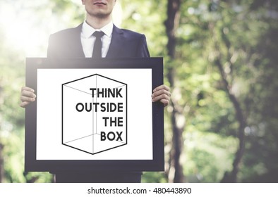 Thinking Out Of The Box Concept