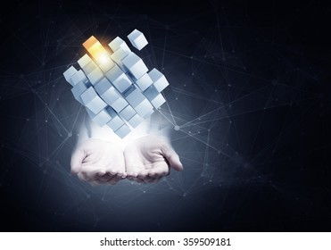 Thinking outside the box as concept - Shutterstock ID 359509181