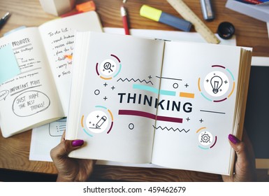 Thinking Thoughts Creative Innovation Graphic Concept