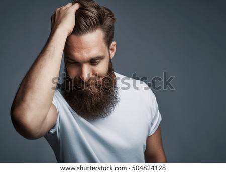 Similar – Image, Stock Photo downwards Man Adults Hand