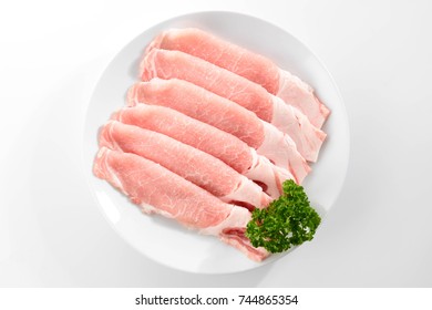 Thinly Sliced ??pork Loin