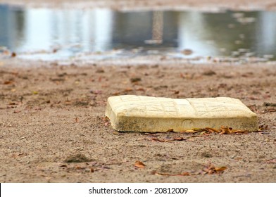 Third Base during a rainout