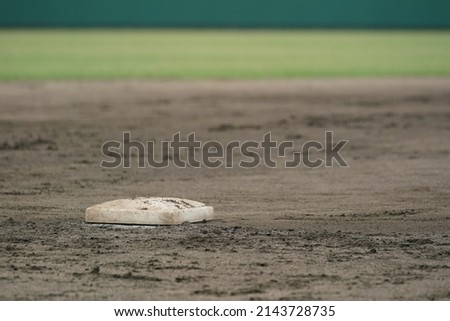 Third base on a baseball field
