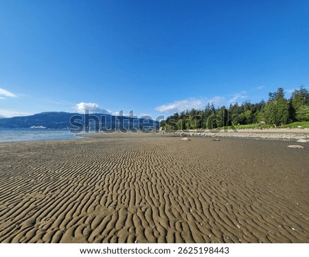 Third Beach and forest view in Stanley Park of Vancouver British Columbia Canada