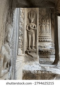 Third Gallery of Angkor Wat, Devata Reliefs, January 2026