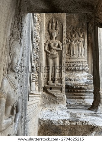 Third Gallery of Angkor Wat, Devata Reliefs, January 2026