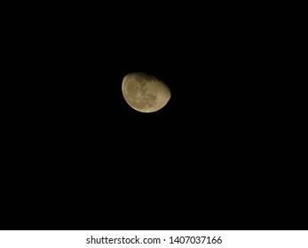 Third Quarter Moon In The Sky