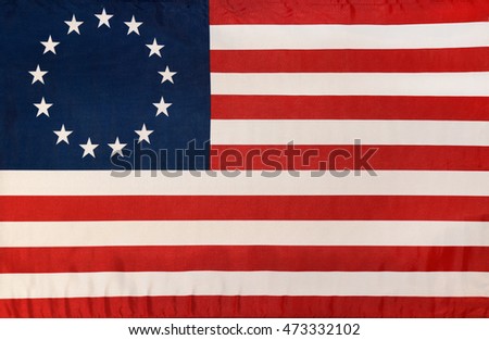 thirteen star Betsy Ross flag