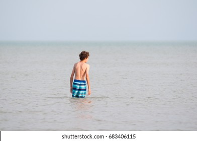 Thirteen Year Old Boy Water Lake Stock Photo 683406115 | Shutterstock