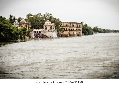 Thiruvaiyaru, India - Jul 22 2017 : Thiruvaiyaru  Aadi Ammavasai Festival 