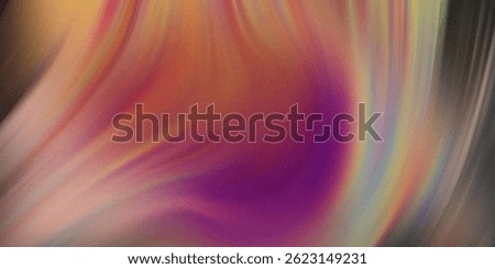 This abstract digital artwork evokes the ethereal beauty of an aurora, blending warm oranges, pinks, and purples with cool blues and greens. The flowing, blurred lines suggest movement and emotion, 