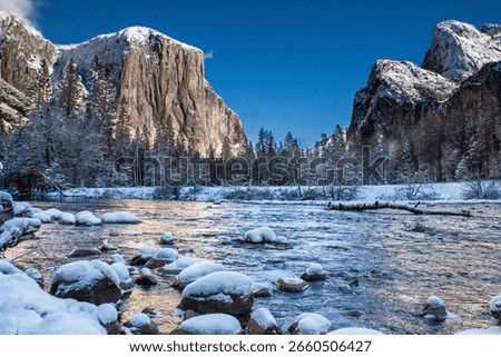 This is actually a very old image of mine,  This scene was made famous by the great Master, Ansel Adams.