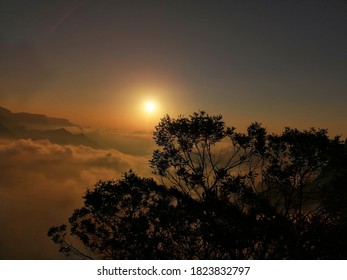 This Amazing Kolukkumalai Sunrise View Stock Photo 1823832797