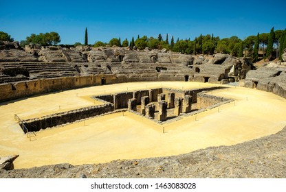 This ancient Roman ruins located outside of Sevilla Spain - Shutterstock ID 1463083028