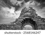 This ancient stone door leads to the abandoned Ross Friary.