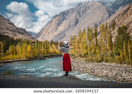 This is beautiful autumn at Northern Pakistan