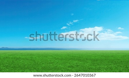 This is a Beautiful Background used for Editing purpose and in thumbnail also as Background. This image depicts a vast, open landscape with bright green grass covering the foreground.