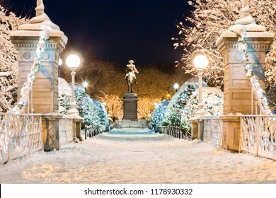 This Beautiful Photo Was Taken After A Snow Storm Hit Boston. I Headed Out To Shoot The Park Before People Woke Up.