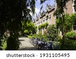 This beautiful photo was taken in the Great Beguinage of Leuven. This is a part of the city that still consists of old houses. You will also find a lot of green in this part of the city.