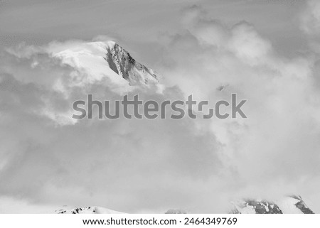 Similar – Image, Stock Photo View of the Bavarian mountains in front of clouds and sky