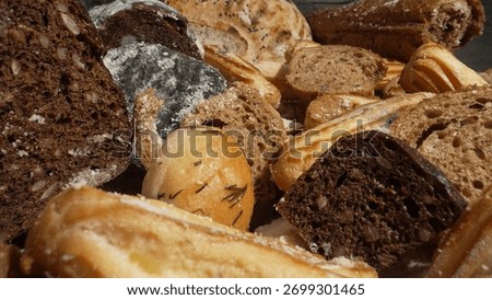 This bread has been discarded after becoming stale