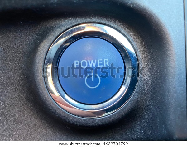 This is the button\
to start the car engine.
