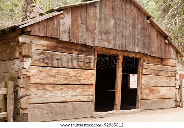 This Cabin Built 1872 By Israel Stock Photo Edit Now 92965612