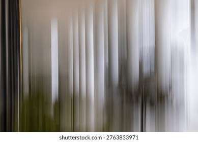 This captivating image utilizes Intentional Camera Movement (ICM) to transform a structured environment into a fluid, rhythmic abstraction. The sharp vertical lines suggest architectural elements—perhaps pillars or window frames—reimagined as a series of light and dark pillars. The mood is serene, contemplative, and slightly ethereal, evoking a sense of passing time or a fading memory. The muted color palette of soft whites, greys, and organic greens creates a balanced, professional, and calming atmosphere. This versatile piece is ideal for:
Album Covers: Perfect for ambient, neoclassical, jazz, or minimalist electronic music.
Book Covers: Fits literary fiction, poetry collections, or psychological thrillers.
Interior Design: High-end office art, hotel lobby decor, or modern home staging.
Digital Media: Website hero banners for architecture firms, wellness retreats, or creative agencies.