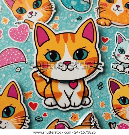This is a cat stiker.