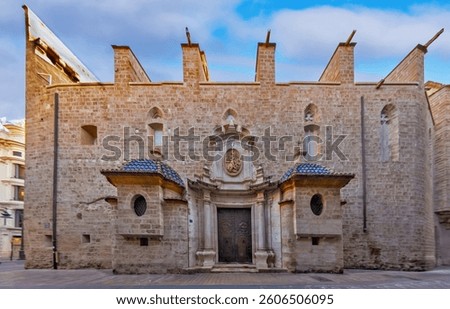 This is the Church of San Juan del Hospital (Iglesia de San Juan del Hospital) in Valencia, Spain