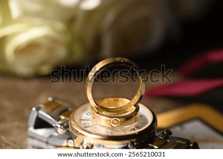 This custom engraved wedding ring is a personalized masterpiece. Made from solid 14k yellow gold, the inside of the band features a heartfelt engraving, carefully chosen by the couple.