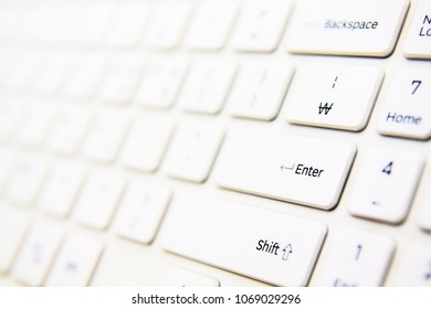This is enterkey on the computer keyboard.