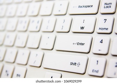 This is enterkey on the computer keyboard.
