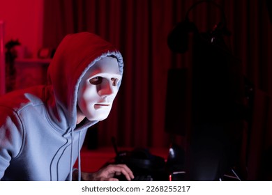 This is the face of a hacker who is knowledgeable with operating systems and other programs. He will exploit flaws and breach the computer system to cause damage.