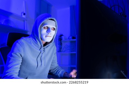 This is the face of a hacker who is knowledgeable with operating systems and other programs. He will exploit flaws and breach the computer system to cause damage.