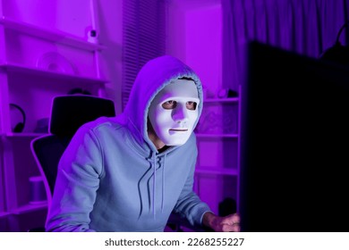 This is the face of a hacker who is knowledgeable with operating systems and other programs. He will exploit flaws and breach the computer system to cause damage.
