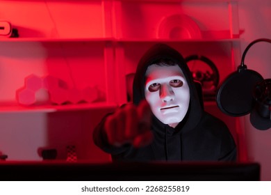 This is the face of a hacker who is knowledgeable with operating systems and other programs. He will exploit flaws and breach the computer system to cause damage.