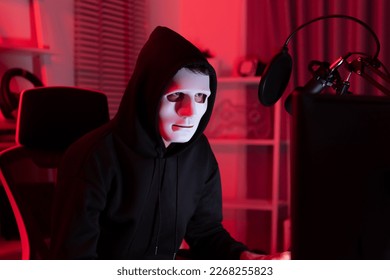 This is the face of a hacker who is knowledgeable with operating systems and other programs. He will exploit flaws and breach the computer system to cause damage.
