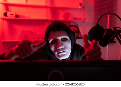 This is the face of a hacker who is knowledgeable with operating systems and other programs. He will exploit flaws and breach the computer system to cause damage.