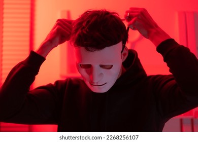 This is the face of a hacker who is knowledgeable with operating systems and other programs. He will exploit flaws and breach the computer system to cause damage.