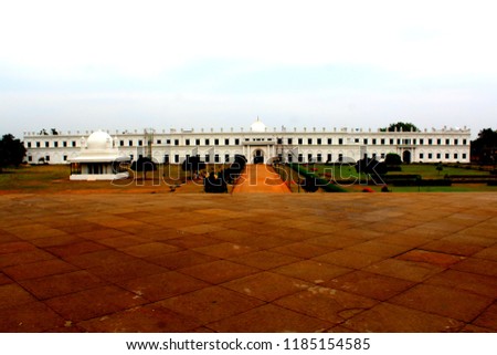 This is a famous mosque which opens only once a year. It is located opposite the hazarduari palace in Murshidabad, West Bengal, 