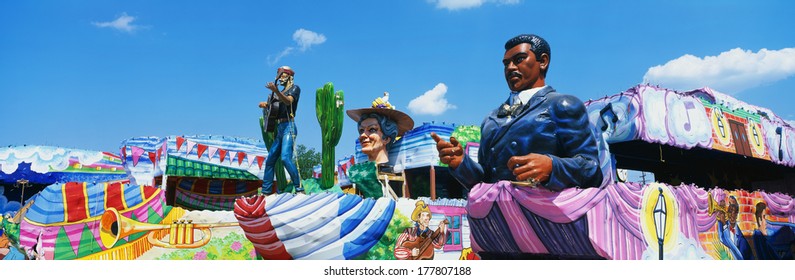 This Is A Float From The Mardi Gras Parade In New Orleans.